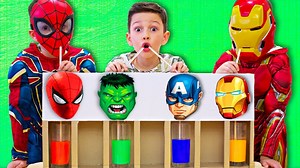 1.7M views · 10K reactions | Artem turns into a SUPERHEROES Iron Man Spider Man Hulk Captain America | OneDay Alex | Facebook