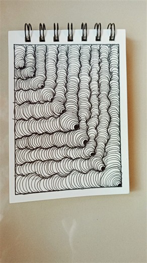 Day 87 Easy Zentangle Art For Beginners #zentangle #art #shorts #fyp #doodle #lineart #zendoodle