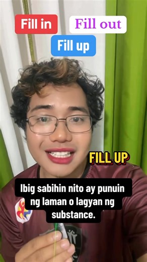 3.6K views · 95 reactions | FILL IN vs FILL OUT vs FILL UP | Teacher Edz | Facebook