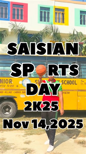 Sai Sr. Secd. School on Instagram: "IInd Annual Sports 2025 (14th Nov 2025) Get ready for the thrilling Day #saisian #saiseniorsecondaryschool #school #sportsday2025 #2025"