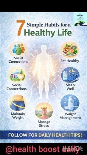 7 Daily Habits That Will Transform Your Health 🔥 | Healthy Lifestyle Tips #healthylifestyle