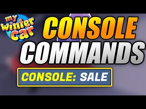 How to USE CONSOLE COMMANDS - CHEATS DEVELOPER COMMANDS - My Winter Car