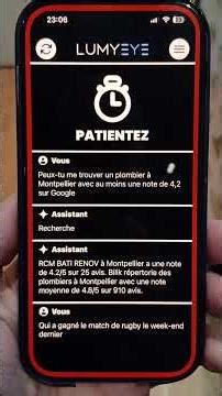 Lumyeye : L'assistant IA pour aveugle qui recherche tout sur Internet