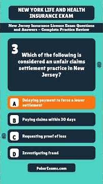 New Jersey Insurance License Exam Questions and Answers – Complete Practice Review