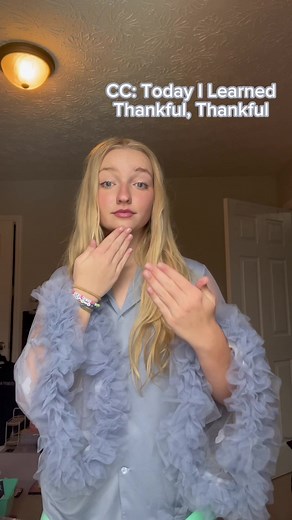 Thankful in ASL (Not a Teacher) #asl #americansignlanguage #signlanguage #thankful