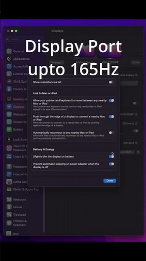 Alienware AW3423DWF OLED HDMI vs DP Refresh Rate