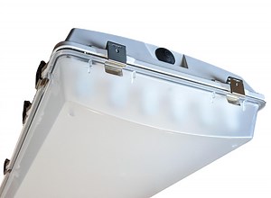 USA MADE 6 LAMP Vapor Proof 4' T8 LED 132 Watt (CLEAR) - Prime Lights