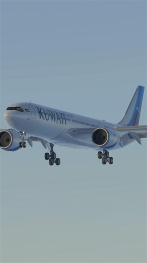 Infinite Flight: Kuwait A330-800neo landing at London (LHR) From Kuwait City (KWI)