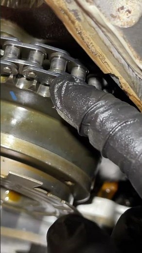 6.2L/5.3L Walking off timing chain removal from cam phaser without removing the oil pan, oil pump.