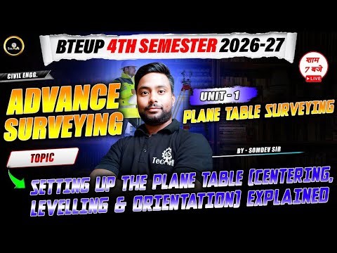 ADVANCE SURVEYING | L-5 | UNIT - 1 | CIVIL ENGG. 4TH SEM 2026 - 27 | #upbtepolytechnic