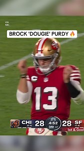Brock Purdy hit the Dougie all night in his 5-TD performance vs. the Bears 🕺 | Yahoo Sports