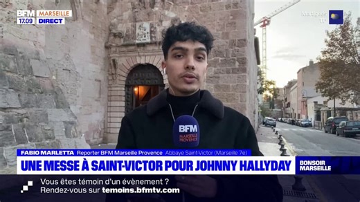 Marseille: une messe en hommage à Johnny Hallyday, 5 ans après sa mort