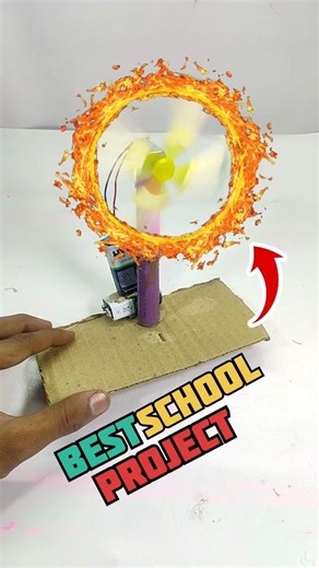 Dc motor life hack || easy science project #shorts