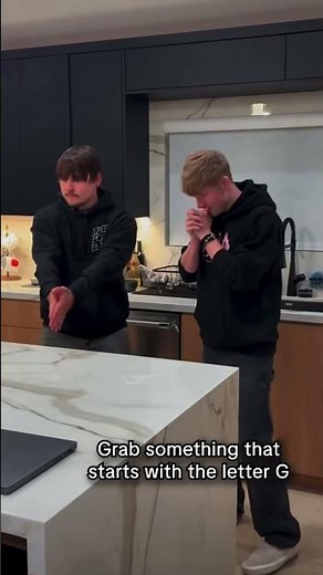 Sam and Colby Can’t Handle Malia’s Kitchen Letter Game