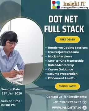Dot Net Full Stack Course | Insight IT | Dot NET Online Course #dotnet #fullstack #dotnetcourse