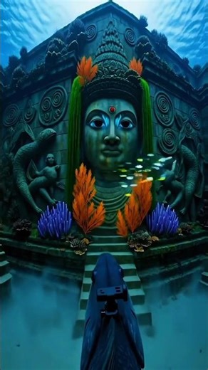 Fish with GoPro Discovers a Mysterious Ancient Underwater Temple | Hidden Secrets Revealed | POV