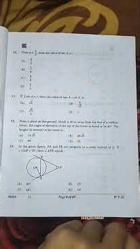 CBSE Class 10 Boards Mathematics Question paper 2026 Maths examination sample questions preparation