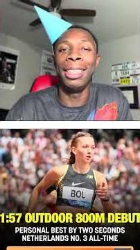 Trash Dutch Runner Femke Bol runs 1:57 first ever 800m 🇳🇱🗑️