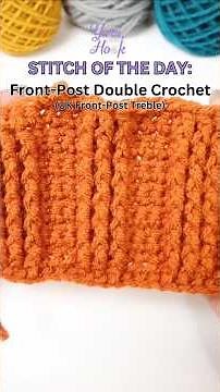 Front-Post Double Crochet | Crochet Made Easy by Yarn Over Hook