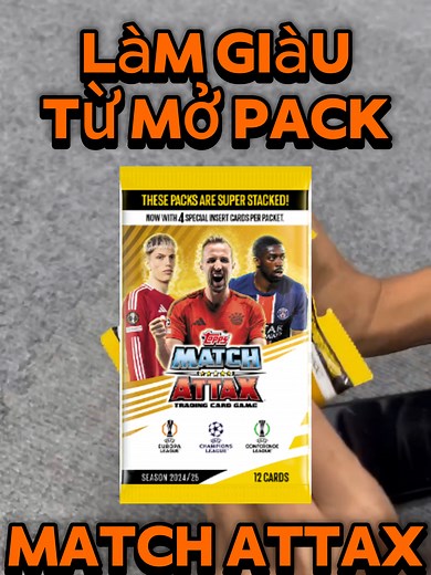 Pack thẻ này có gì sai sai anh em ạ , ngon quá cơ #fyp #trending #learnontiktok #sportsontiktok #soccercard #unboxing #matchattax #topps #scmhobbystore