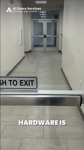Panic Bar Installation: One Push to Exit