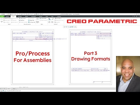 Creo Parametric - Pro Process for Assemblies - Part 3 - Drawing Formats