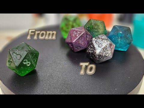 A comprehensive guide on making dice: Part 1 (Masters before moulds)