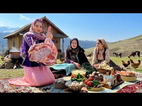 Village & Nomadic Life in Northern Iran | Simple and Peaceful Rural Living
