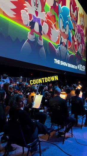 The countdown 👏🏻👏🏻👏🏻 #sonicsymphony #sonic #sega #sonicthehedgehog #vgm