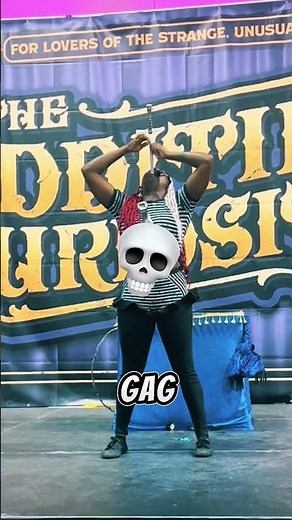 The Shocking Secret Inside a Sword Swallower’s Body! 🤯⚔️