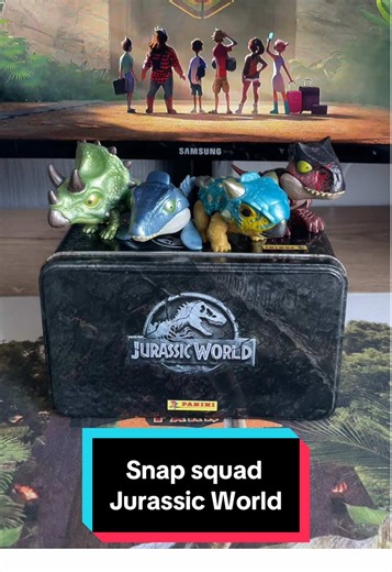 🦖🦕Snap squad Jurassic World camp cretaceous 🦕🦖 vague numéro 6 édition métallique série complète 🦕🦖 : : : #jurassicworld #jurassicworldcampcretaceous #snapsquad #mattel #bumpy