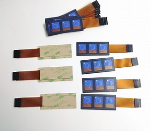 [Hot Item] Custom LED PCB Board Flexible Printed Circuit Board Silver FPC with FPC Connector Membrane Switch