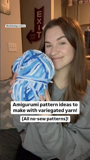 Crochet ￼pattern ideas to make with variegated yarn! #crochet #crochetamigurumi #amigurumi