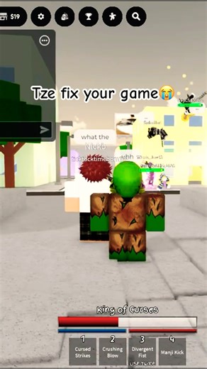 Silly jjs bug #funny #memes #jjs #jjk #shorts