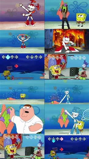 FNF Vs Patrick Star Mod All Phases - Friday Night Funkin' #spongebob #fnf #patrickstar