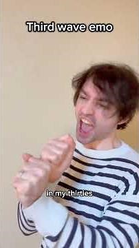 Every wave of emo compared. #emo #elderemo #funny #emocore #musichumor