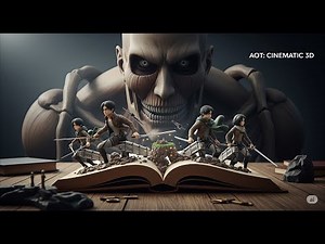 ATTACK ON TITAN: 3D Animation – Titans Emerge from a Magical Book | AOT ASMR Cinematic
