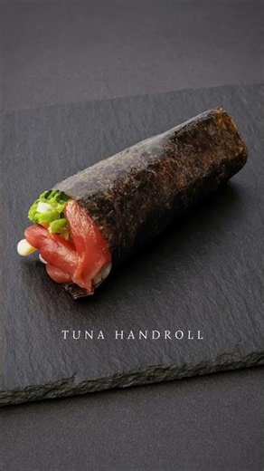 Tuna Hand Roll 🍣 Fresh Premium Tuna Wrapped in Crispy Nori | Japanese Sushi