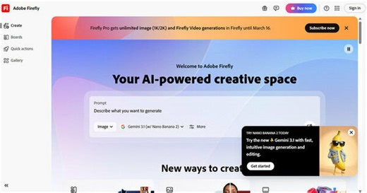 Adobe Announces Firefly, Photoshop and Acrobat Free for Indian Students