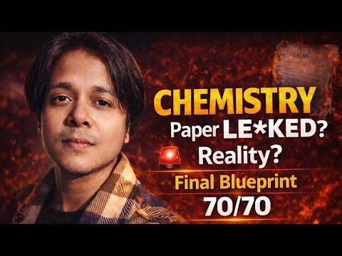 CHEMISTRY CLASS 12 🔥 Final Blueprint Paper + Full Solution | 70/70 Preparation | CBSE 2026