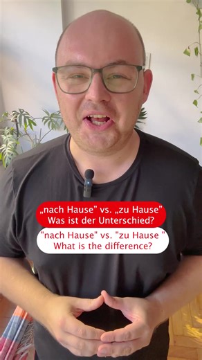 🇩🇪 Heute erkläre ich dir den Unterschied zwischen "nach Hause" und "zu Hause". ✅ Abonnier den Kanal, wenn du mehr Deutsch lernen möchtest. | Learn German with Thomas