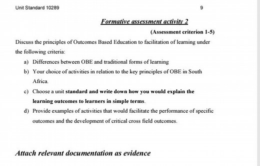 Discuss the principles of Outcomes Based Education (OBE) in the... | Filo