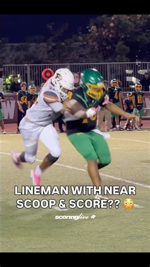 Kage almost had a scoop & score TD from a sack by Souriolle #scoringlive