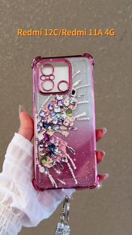 Casing Hp Berlaku Untuk 【Redmi 12C/Redmi 11A 4G】 Case Luxus ringan