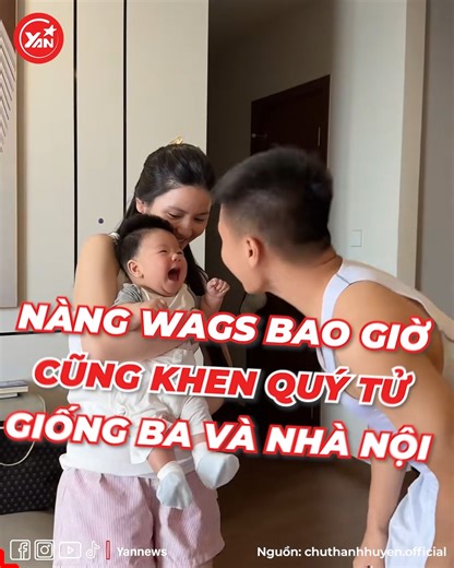 1.1M views · 21K reactions | Chu Thanh Huyền cứ khen quý tử 1 câu giống ba, hai câu giống bà nội bảo sao được cưng hết mực  #YAN #Story360 | YAN News | Facebook