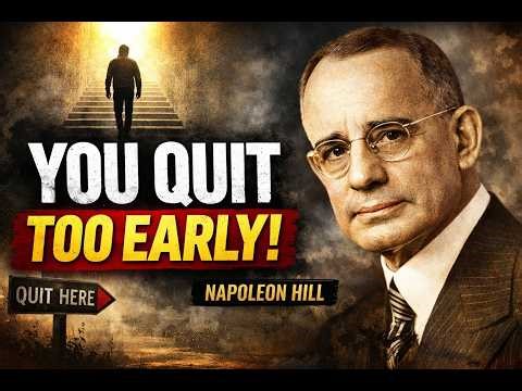 99% People Fail Here (Persistence Explained by Napoleon Hill)