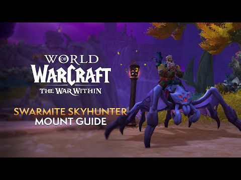 How to Obtain the Swarmite Skyhunter Mount! EASY War Within Skyriding Glyph Guide