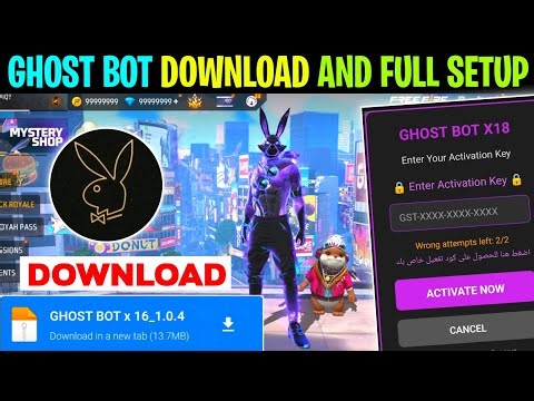 Ghost bot download and full setup ✅ | ghost bot x18 🎉 | ghost bot activation code problem fix 💯