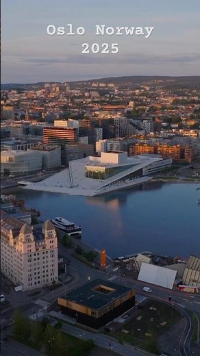 Oslo from the SKIES - Stunning 4K Drone Footage 2025