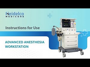 How to use Heidelco's Electronic Anesthesia Workstation | Step by step guide